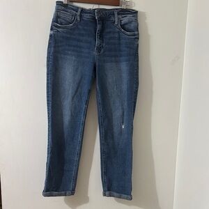 KUT from the Kloth FAB AB MOM High Rise Cuffed Jeans Size 8